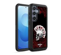 Head Case Designs Licenza Ufficiale Alchemy Gothic Assi dell'Anarchia Cranio e Carte Custodia Antiurto Ultra Blindata Compatibile con Samsung Galaxy S25