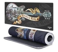 Head Case Designs Licenza Ufficiale Alchemy Gothic Chitarra Rock'it 56 Arte Gotica 37.4 x 15.75 x 0.16 Inches (900 x 400 mm) - XL Tappetino per Mouse E Scrivania da Ufficio per Giochi Tastiera PC
