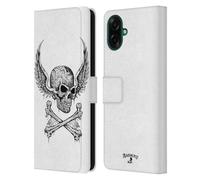 Head Case Designs Licenza Ufficiale Alchemy Gothic con Inchiostro Ala Custodia Portafoglio in Pelle Compatibile con Samsung Galaxy A07