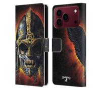 Head Case Designs Licenza Ufficiale Alchemy Gothic Corvo Ossa Testa Ala Custodia Portafoglio in Pelle Compatibile con Apple iPhone 18 Pro Max
