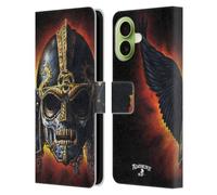 Head Case Designs Licenza Ufficiale Alchemy Gothic Corvo Ossa Testa Ala Custodia Portafoglio in Pelle Compatibile con Apple iPhone 17