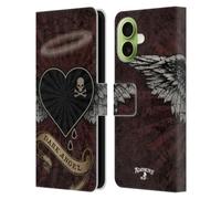 Head Case Designs Licenza Ufficiale Alchemy Gothic Cuore D'Angelo Oscuro Ala Custodia Portafoglio in Pelle Compatibile con Apple iPhone 17