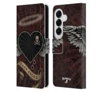 Head Case Designs Licenza Ufficiale Alchemy Gothic Cuore d'Angelo Oscuro Ala Custodia Portafoglio in Pelle Compatibile con Samsung Galaxy S26