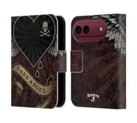 Head Case Designs Licenza Ufficiale Alchemy Gothic Cuore D'Angelo Oscuro Ala Custodia Portafoglio in Pelle Compatibile con Apple iPhone Duo