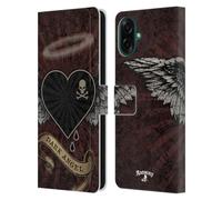 Head Case Designs Licenza Ufficiale Alchemy Gothic Cuore d'Angelo Oscuro Ala Custodia Portafoglio in Pelle Compatibile con Samsung Galaxy A07