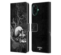 Head Case Designs Licenza Ufficiale Alchemy Gothic De Profundis Cranio Custodia Portafoglio in Pelle Compatibile con Samsung Galaxy A07