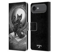 Head Case Designs Licenza Ufficiale Alchemy Gothic Dispetto di mezzanotte Gatti Custodia Portafoglio in Pelle Compatibile con Apple iPhone 17 Air