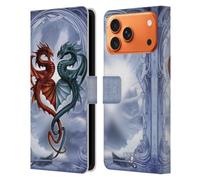 Head Case Designs Licenza Ufficiale Alchemy Gothic Draconic Tryst Drago Custodia Portafoglio in Pelle Compatibile con Apple iPhone 17 Pro Max