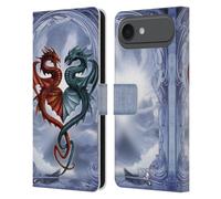 Head Case Designs Licenza Ufficiale Alchemy Gothic Draconic Tryst Drago Custodia Portafoglio in Pelle Compatibile con Apple iPhone 17 Air