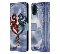 Head Case Designs Licenza Ufficiale Alchemy Gothic Draconic Tryst Drago Custodia Portafoglio in Pelle Compatibile con Samsung Galaxy A07