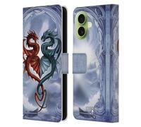 Head Case Designs Licenza Ufficiale Alchemy Gothic Draconic Tryst Drago Custodia Portafoglio in Pelle Compatibile con Apple iPhone 17