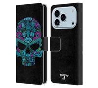 Head Case Designs Licenza Ufficiale Alchemy Gothic Fatica E Guai Cranio Custodia Portafoglio in Pelle Compatibile con Apple iPhone 17 Pro