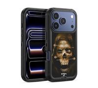 Head Case Designs Licenza Ufficiale Alchemy Gothic Fetish Morte Cranio Custodia Antiurto Ultra Blindata compatibile con Apple iPhone 17 Pro