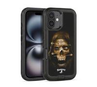 Head Case Designs Licenza Ufficiale Alchemy Gothic Fetish Morte Cranio Custodia Antiurto Ultra Blindata compatibile con Apple iPhone 16