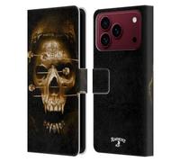 Head Case Designs Licenza Ufficiale Alchemy Gothic Fetish Morte Cranio Custodia Portafoglio in Pelle Compatibile con Apple iPhone 18 Pro Max