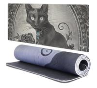 Head Case Designs Licenza Ufficiale Alchemy Gothic Gatto di Paracelso Arte Gotica 37.4 x 15.75 x 0.16 Inches (900 x 400 mm) - XL Tappetino per Mouse E Scrivania da Ufficio per Giochi Tastiera PC