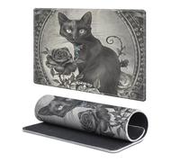 Head Case Designs Licenza Ufficiale Alchemy Gothic Gatto di Paracelso Arte Gotica 9.84 x 11.81 x 0.12 Inches (250 x 300 mm) - S Tappetino per Mouse E Scrivania da Ufficio per Giochi Tastiera PC