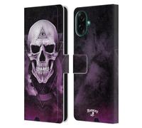 Head Case Designs Licenza Ufficiale Alchemy Gothic Geometrico del Nulla Cranio Custodia Portafoglio in Pelle Compatibile con Samsung Galaxy A07