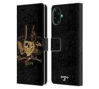 Head Case Designs Licenza Ufficiale Alchemy Gothic Il Club dei Gentlemen Cranio Custodia Portafoglio in Pelle Compatibile con Samsung Galaxy A07