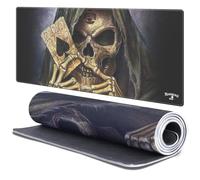 Head Case Designs Licenza Ufficiale Alchemy Gothic L?Asso del Mietitore Arte Gotica 37.4 x 15.75 x 0.16 Inches (900 x 400 mm) - XL Tappetino per Mouse E Scrivania da Ufficio per Giochi Tastiera PC