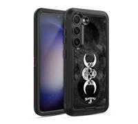 Head Case Designs Licenza Ufficiale Alchemy Gothic Luna Dea Oscuro Cranio Custodia Antiurto Ultra Blindata Compatibile con Samsung Galaxy S23 5G