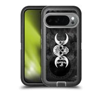 Head Case Designs Licenza Ufficiale Alchemy Gothic Luna Dea Oscuro Cranio Custodia Antiurto Ultra Blindata Compatibile con Google Pixel 10