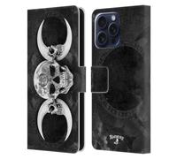 Head Case Designs Licenza Ufficiale Alchemy Gothic Luna Dea Oscuro Cranio Custodia Portafoglio in Pelle Compatibile con Samsung Galaxy S25 FE