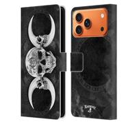 Head Case Designs Licenza Ufficiale Alchemy Gothic Luna Dea Oscuro Cranio Custodia Portafoglio in Pelle Compatibile con Apple iPhone 17 Pro Max