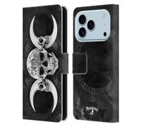 Head Case Designs Licenza Ufficiale Alchemy Gothic Luna Dea Oscuro Cranio Custodia Portafoglio in Pelle Compatibile con Apple iPhone 17 Pro