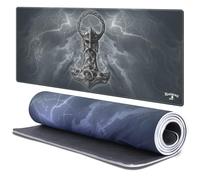 Head Case Designs Licenza Ufficiale Alchemy Gothic Martello di Mjolnir Arte Gotica 37.4 x 15.75 x 0.16 Inches (900 x 400 mm) - XL Tappetino per Mouse E Scrivania da Ufficio per Giochi Tastiera PC