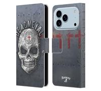 Head Case Designs Licenza Ufficiale Alchemy Gothic Metal Morto Cranio Custodia Portafoglio in Pelle Compatibile con Apple iPhone 17 Pro