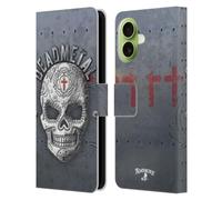 Head Case Designs Licenza Ufficiale Alchemy Gothic Metal Morto Cranio Custodia Portafoglio in Pelle Compatibile con Apple iPhone 17