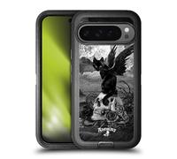 Head Case Designs Licenza Ufficiale Alchemy Gothic Nove Vite del Cranio Poe Gatti Custodia Antiurto Ultra Blindata Compatibile con Google Pixel 9 PRO XL