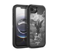 Head Case Designs Licenza Ufficiale Alchemy Gothic Nove vite del Cranio Poe Gatti Custodia Antiurto Ultra Blindata compatibile con Apple iPhone 16e / iPhone 17e