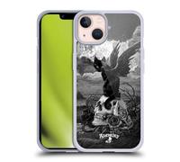 Head Case Designs Licenza Ufficiale Alchemy Gothic Nove Vite del Cranio Poe Gatti Custodia in Gel [Protezione di Grado Militare] Compatibile con Apple iPhone 13