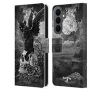 Head Case Designs Licenza Ufficiale Alchemy Gothic Nove Vite del Cranio Poe Gatti Custodia Portafoglio in Pelle Compatibile con Samsung Galaxy S26 Plus