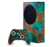 Head Case Designs Licenza Ufficiale Alyn Spiller Acqua Mix Arte Pacchetto Console Da Gioco Wrap E Pelle Per Controller Compatibile con Xbox Series S