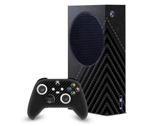 Head Case Designs Licenza Ufficiale Alyn Spiller Pelle in Fibra di Carbonio Mix Arte Pacchetto Console Da Gioco Wrap E Pelle Per Controller Compatibile con Xbox Series S Console & Controller Bundle