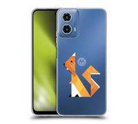Head Case Designs Licenza Ufficiale Alyn Spiller Scoiattolo Trianimali astratti Custodia Cover in Morbido Gel Compatibile con Motorola Moto G34 5G