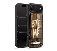 Head Case Designs Licenza Ufficiale AMC The Walking Dead Bite Me Tipografia Cover in Gel Rinforzata [Protezione di Grado Militare] Compatibile con Apple iPhone 17 Air