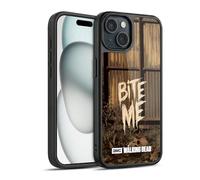 Head Case Designs Licenza Ufficiale AMC The Walking Dead Bite Me Tipografia Cover in Gel Rinforzata [Protezione di Grado Militare] Compatibile con Apple iPhone 15