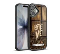 Head Case Designs Licenza Ufficiale AMC The Walking Dead Bite Me Tipografia Cover in Gel Rinforzata [Protezione di Grado Militare] Compatibile con Apple iPhone 17