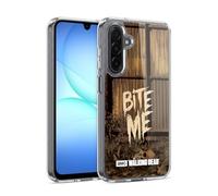 Head Case Designs Licenza Ufficiale AMC The Walking Dead Bite Me Tipografia Custodia in Gel [Protezione di Grado Militare] Compatibile con Samsung Galaxy A17 4G / 5G