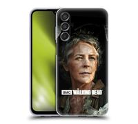Head Case Designs Licenza Ufficiale AMC The Walking Dead Carol Caratteri Filtrati Custodia Cover in Morbido Gel Compatibile con Samsung Galaxy M15/F15 5G
