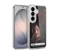 Head Case Designs Licenza Ufficiale AMC The Walking Dead Daryl Stagione 8 Primi Piani Custodia in Gel [Protezione di Grado Militare] Compatibile con Samsung Galaxy S26 Plus E Compatibile con MagSafe