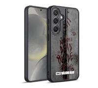 Head Case Designs Licenza Ufficiale AMC The Walking Dead Dead Inside Tipografia Cover in Gel Rinforzata [Protezione di Grado Militare] Compatibile con Samsung Galaxy S24 5G