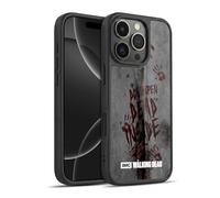 Head Case Designs Licenza Ufficiale AMC The Walking Dead Dead Inside Tipografia Cover in Gel Rinforzata [Protezione di Grado Militare] Compatibile con Apple iPhone 16 PRO