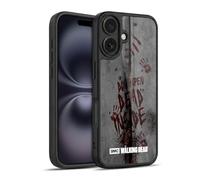 Head Case Designs Licenza Ufficiale AMC The Walking Dead Dead Inside Tipografia Cover in Gel Rinforzata [Protezione di Grado Militare] Compatibile con Apple iPhone 16