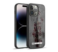 Head Case Designs Licenza Ufficiale AMC The Walking Dead Dead Inside Tipografia Cover in Gel Rinforzata [Protezione di Grado Militare] Compatibile con Apple iPhone 14 PRO Max