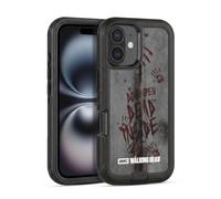 Head Case Designs Licenza Ufficiale AMC The Walking Dead Dead Inside Tipografia Custodia Antiurto Ultra Blindata compatibile con Apple iPhone 16